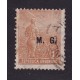 ARGENTINA SERVICIO OFICIAL GJ 134 ESTAMPILLA USADA U$ 12,50